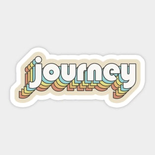 Retro Journey Sticker